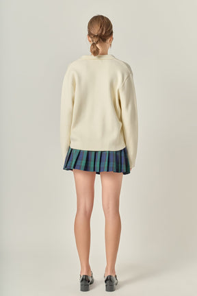 ENGLISH FACTORY - Plaid Skort - SKORTS available at Objectrare
