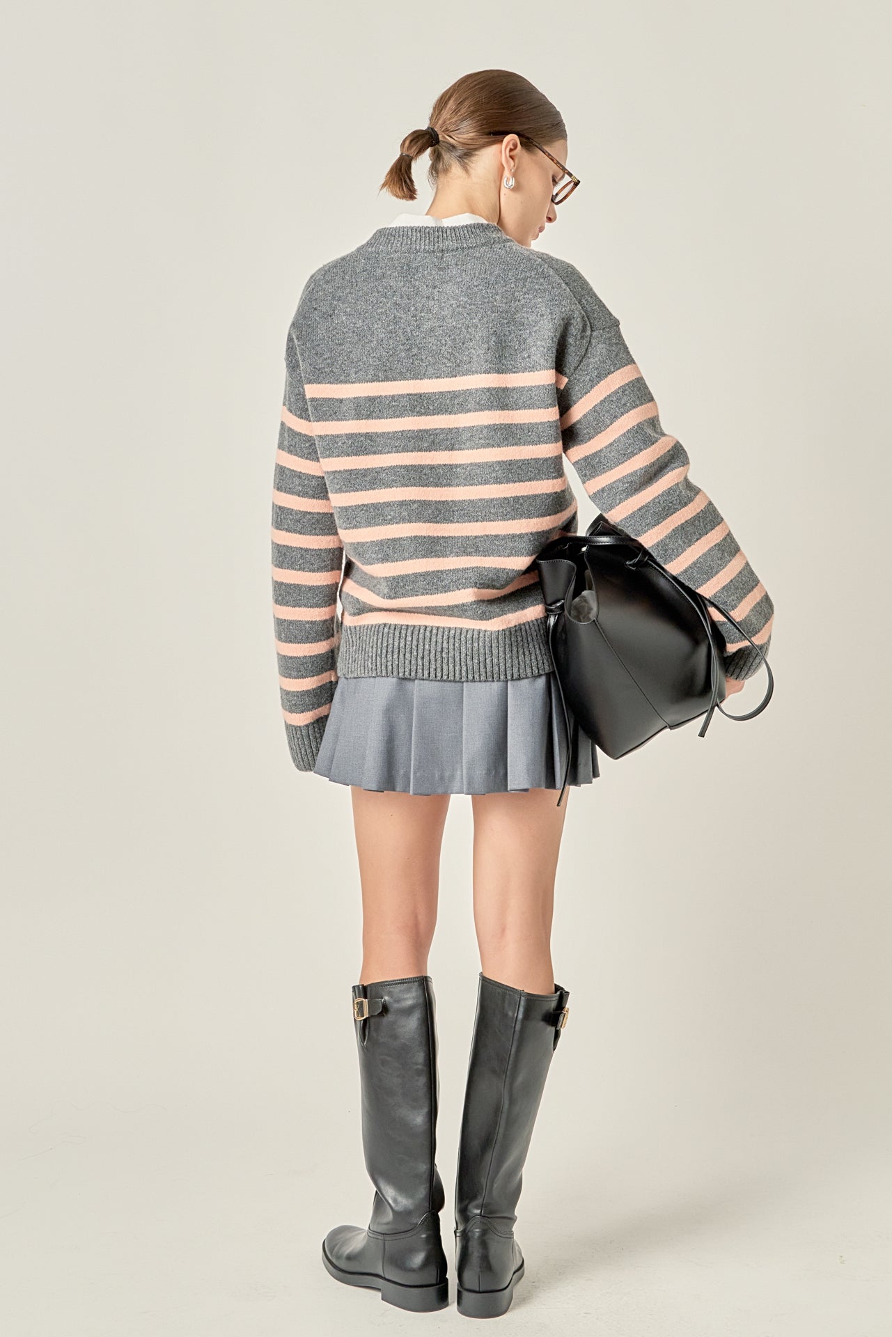 Striped Crew Neck Sweater