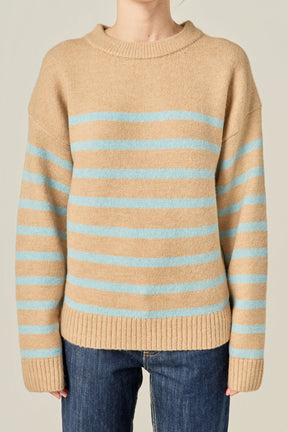 Striped Crew Neck Sweater
