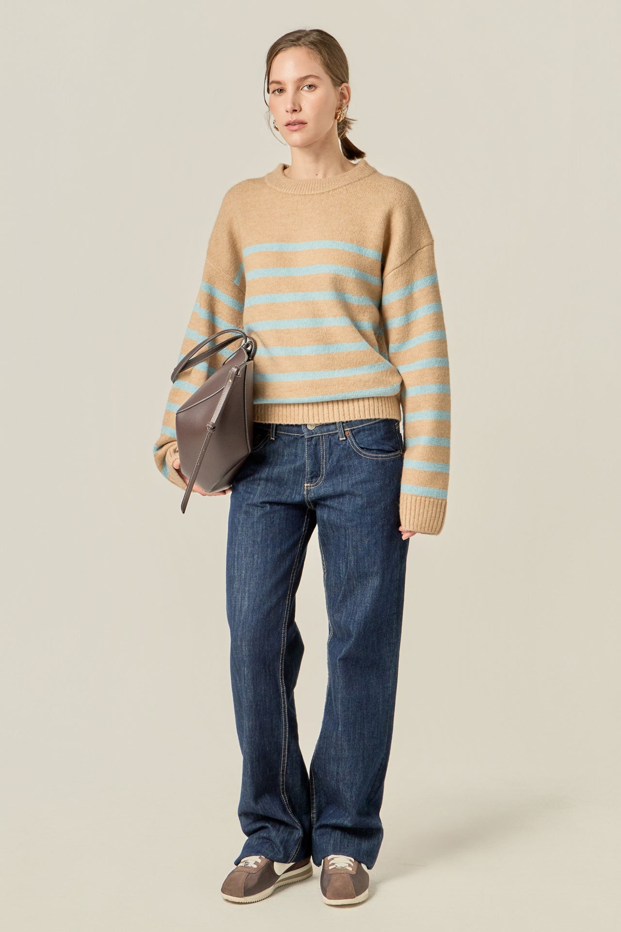 Striped Crew Neck Sweater