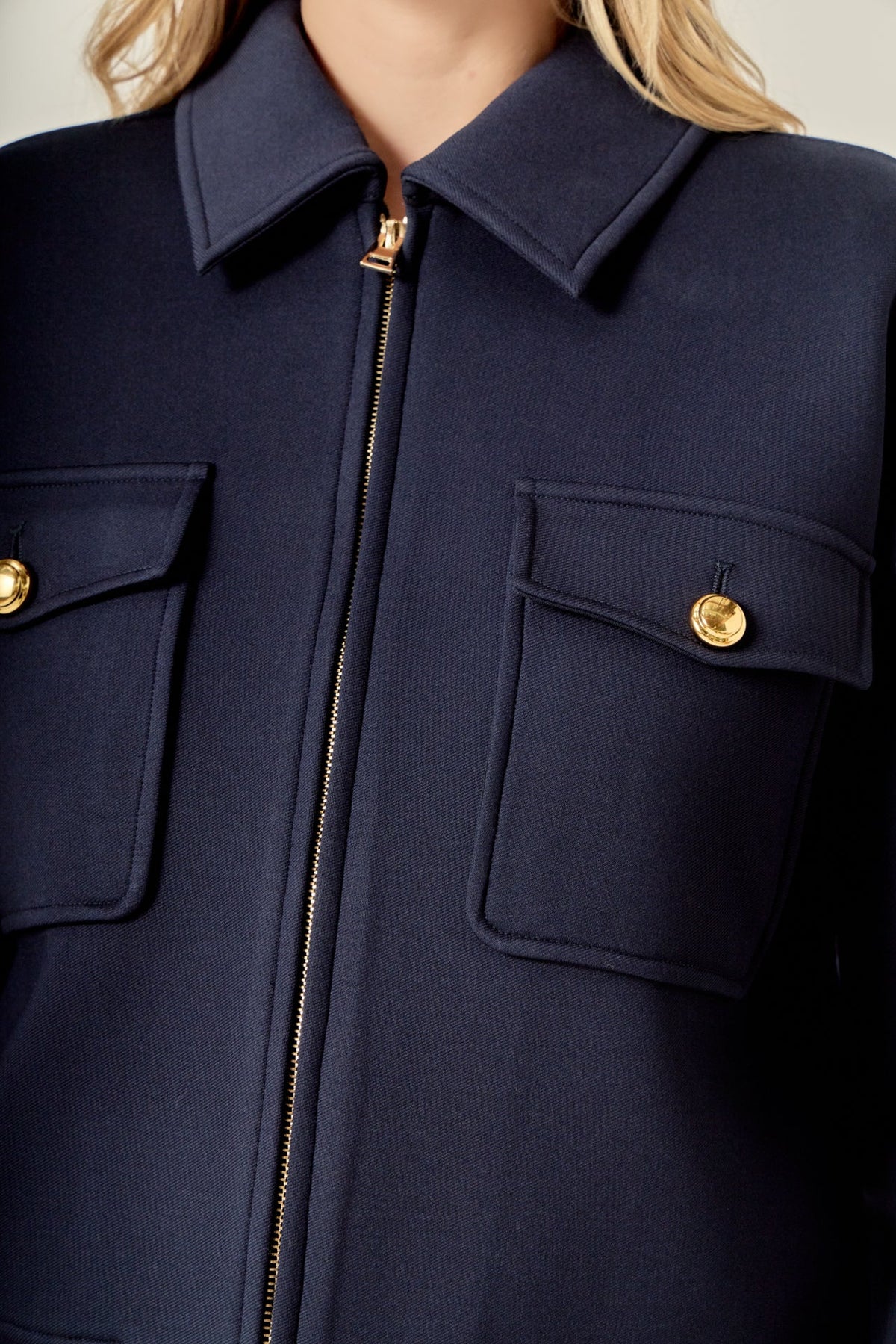 ENGLISH FACTORY - Twill Bonded Bomber Jacket - JACKETS available at Objectrare
