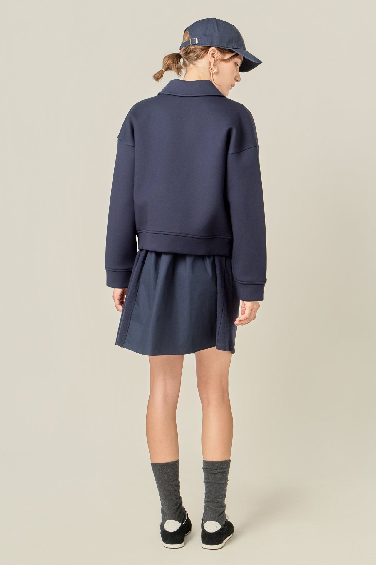 ENGLISH FACTORY - Twill Bonded Bomber Jacket - JACKETS available at Objectrare