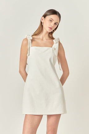 ENGLISH FACTORY - Denim Mini Dress - DRESSES available at Objectrare