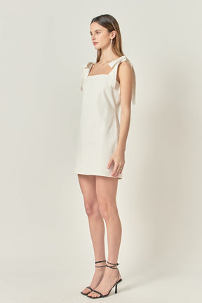 ENGLISH FACTORY - Denim Mini Dress - DRESSES available at Objectrare