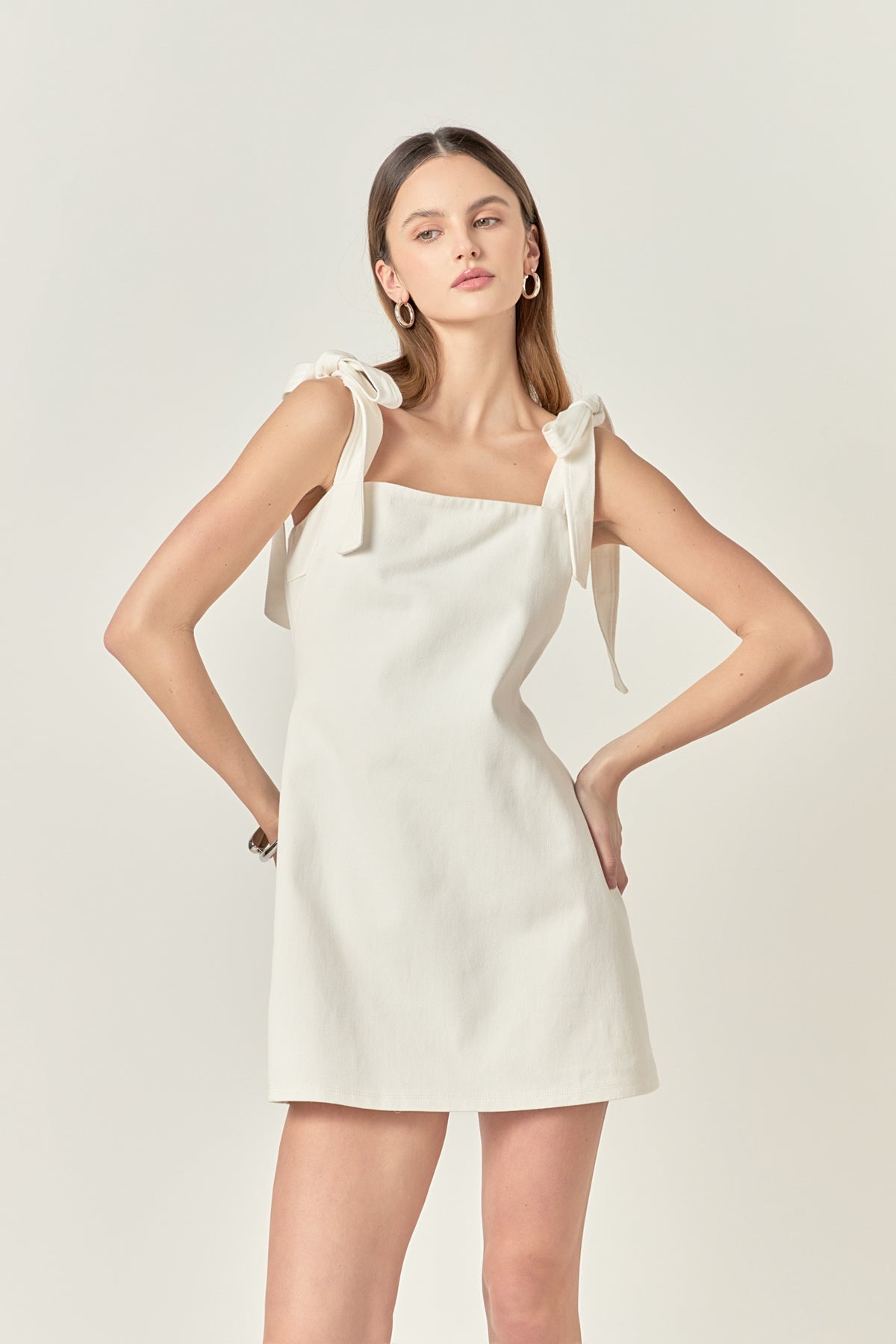 ENGLISH FACTORY - Denim Mini Dress - DRESSES available at Objectrare