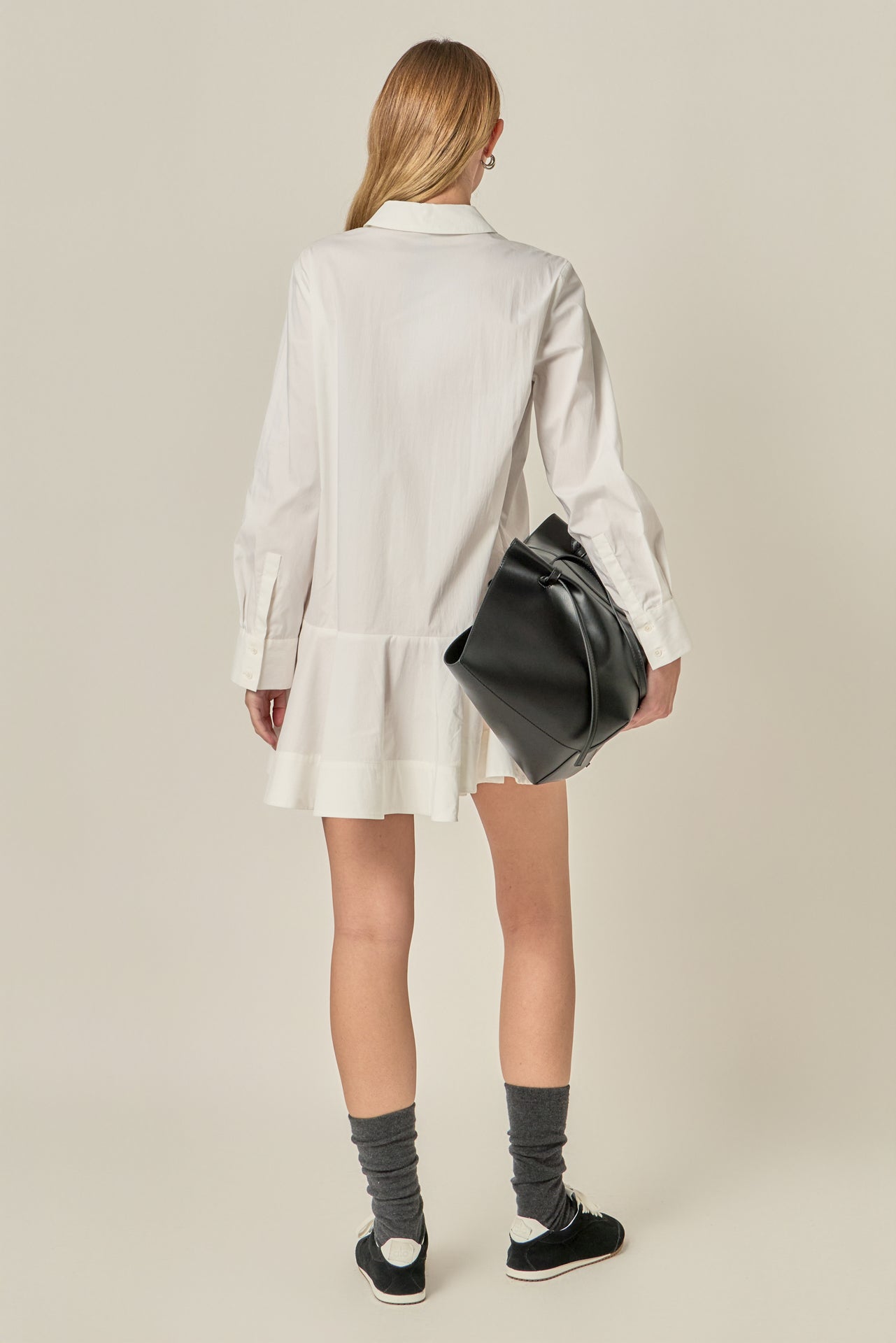 ENGLISH FACTORY - Collared Flare Skirt Dress - DRESSES available at Objectrare