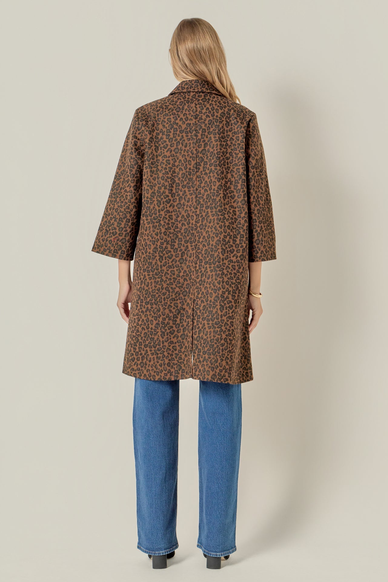 ENGLISH FACTORY - Animal Print Trench Coat - JACKETS available at Objectrare