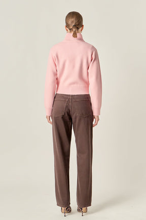 ENGLISH FACTORY - Zip Up Knit Jacket - JACKETS available at Objectrare