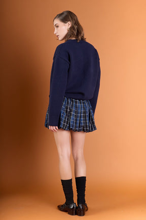 ENGLISH FACTORY - Balloon Mini Skort - SKORTS available at Objectrare