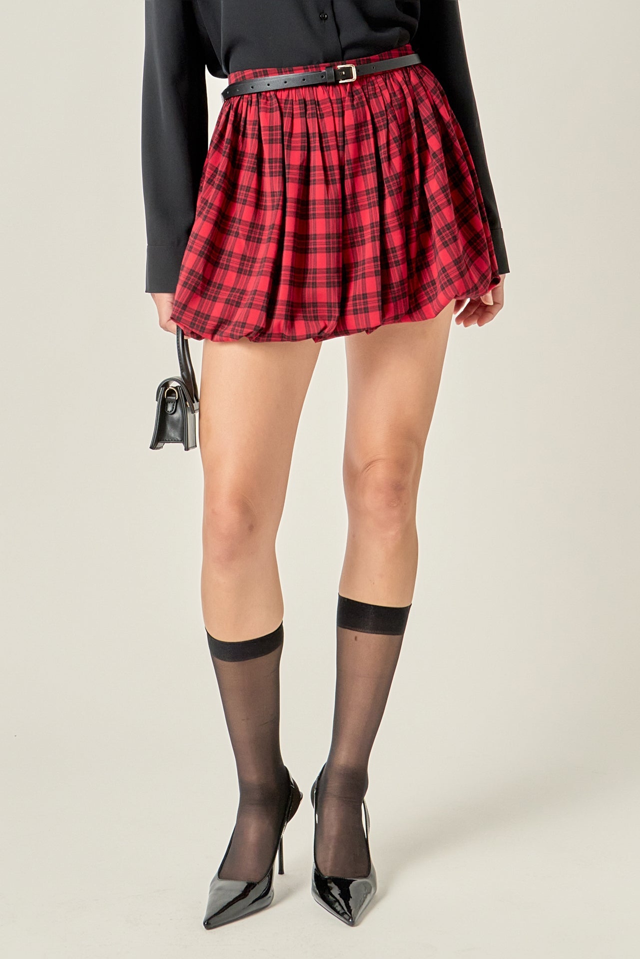 ENGLISH FACTORY - Balloon Mini Skort - SKORTS available at Objectrare