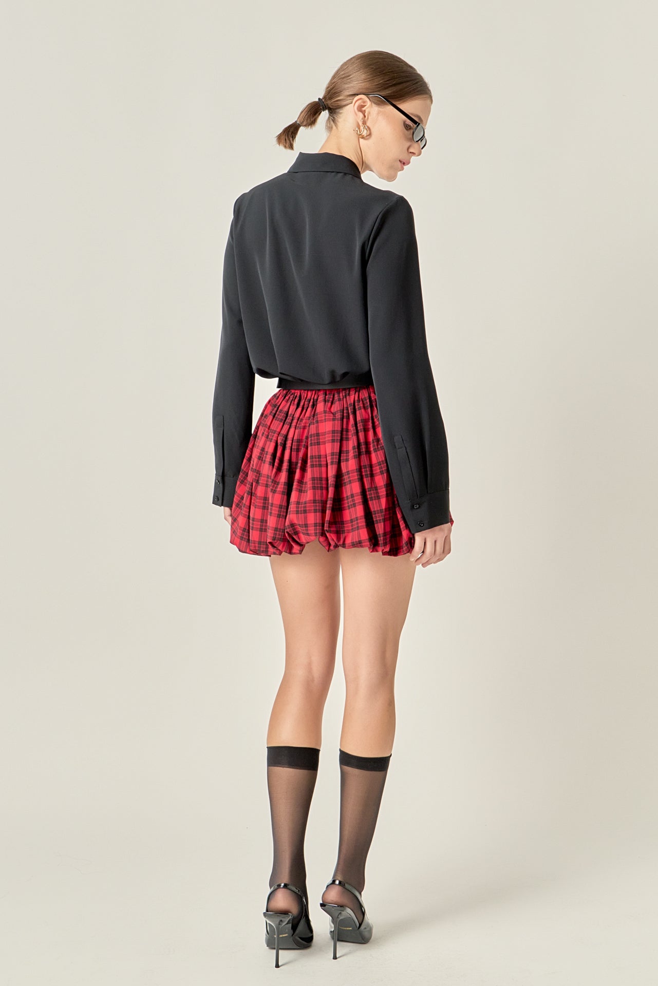 ENGLISH FACTORY - Balloon Mini Skort - SKORTS available at Objectrare