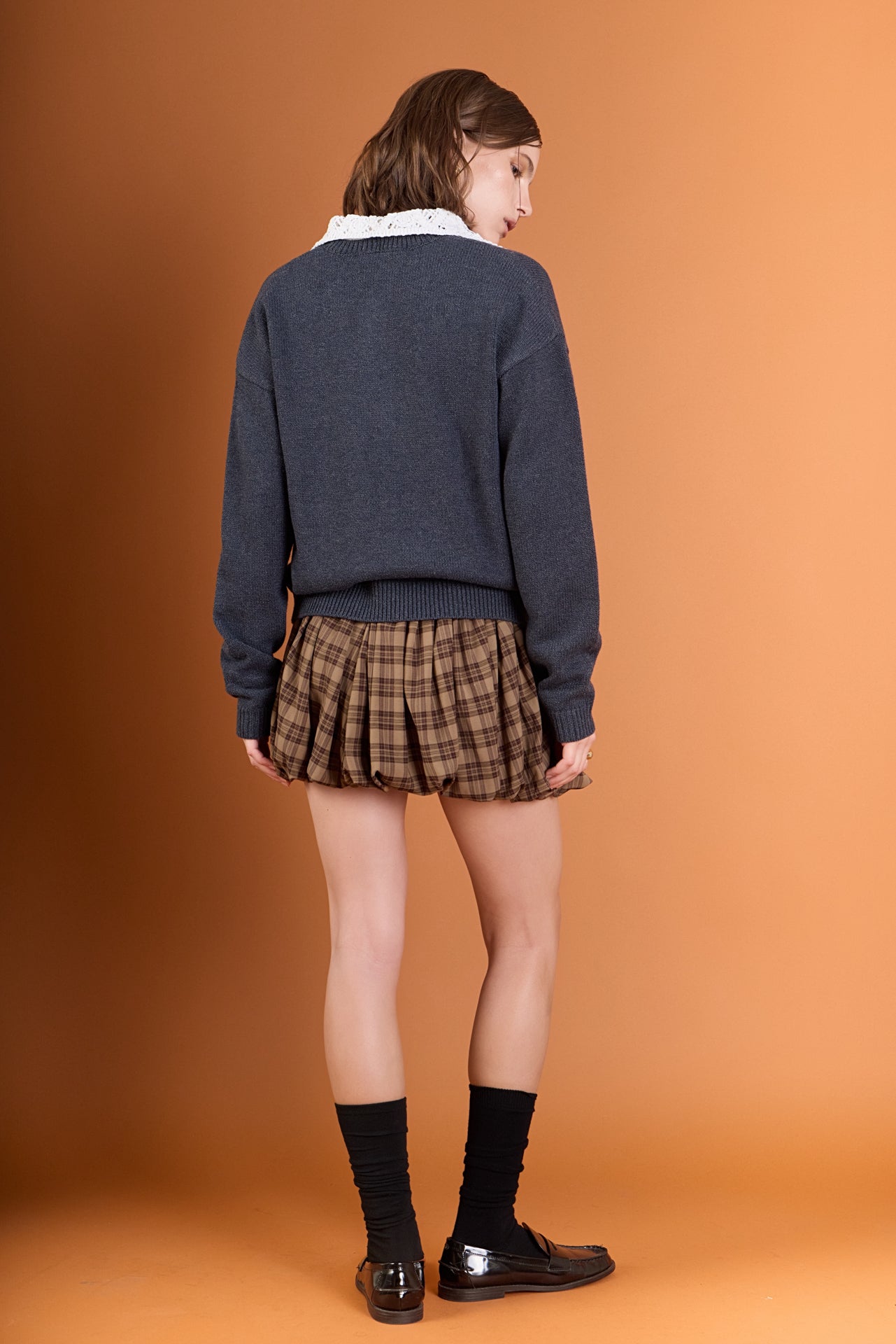 ENGLISH FACTORY - Balloon Mini Skort - SKORTS available at Objectrare