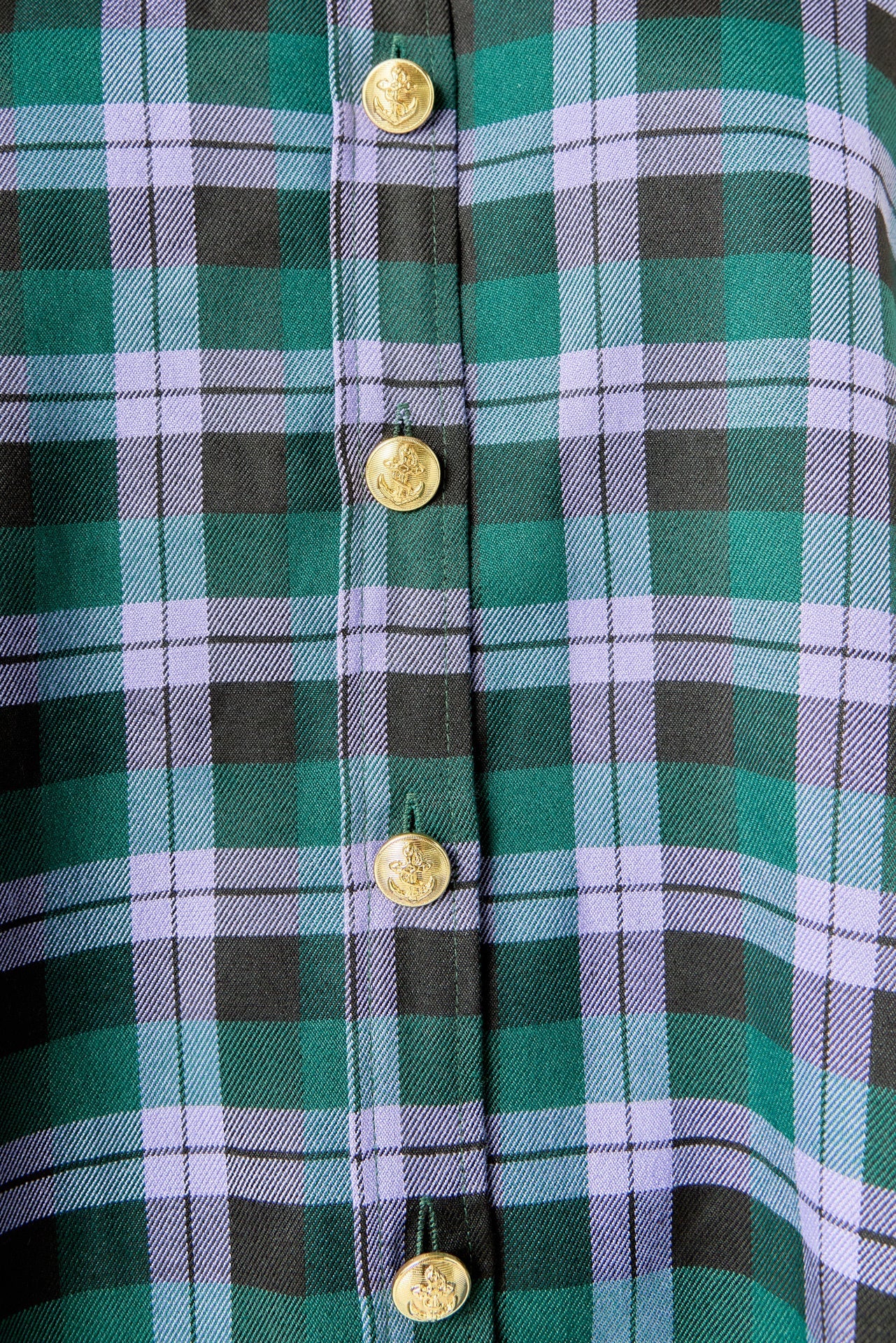 ENGLISH FACTORY - Check Shacket - TOPS available at Objectrare