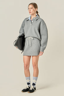 ENGLISH FACTORY - Scuba Mini Skirt - SKIRTS available at Objectrare