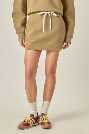 ENGLISH FACTORY - Scuba Mini Skirt - SKIRTS available at Objectrare