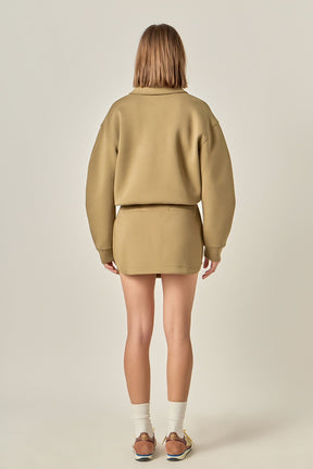 ENGLISH FACTORY - Scuba Mini Skirt - SKIRTS available at Objectrare