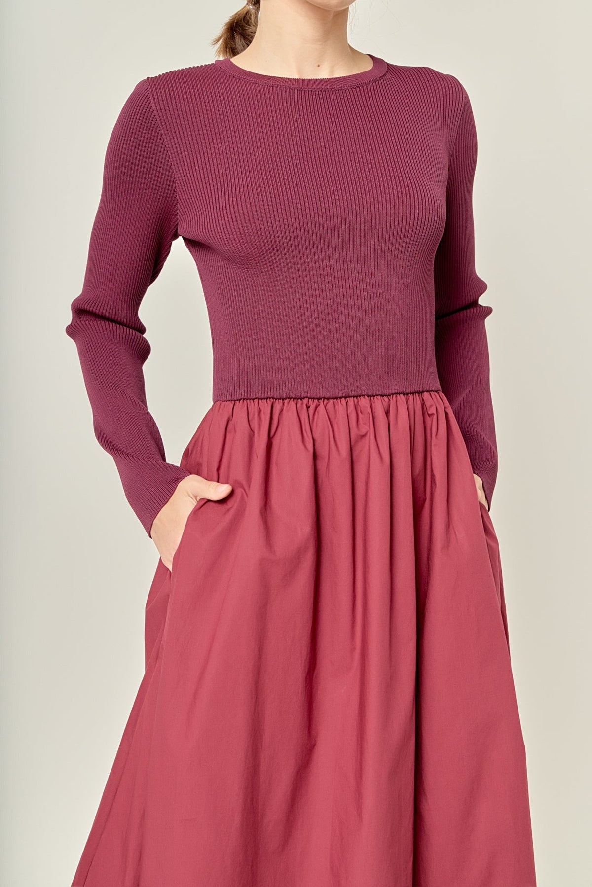 The Juliette Mixed Media Maxi Dress