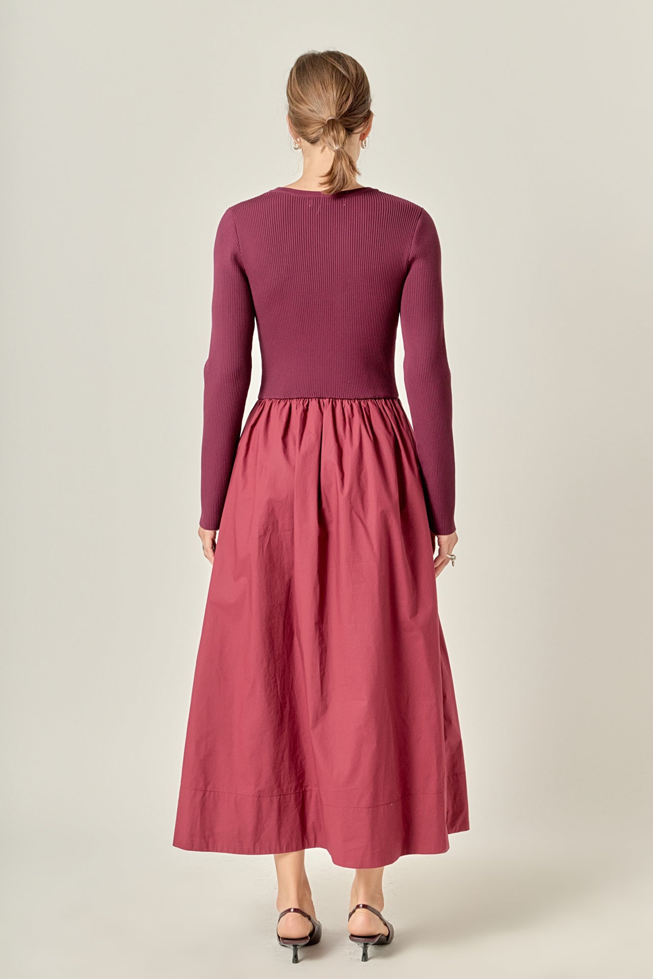 The Juliette Mixed Media Maxi Dress