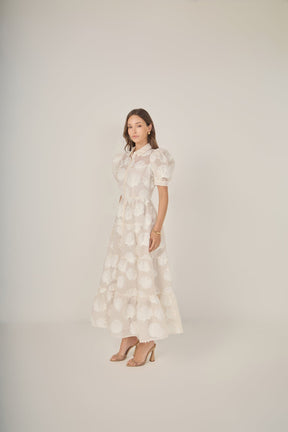 ENGLISH FACTORY - Shell Midi Shirt Dress - DRESSES available at Objectrare
