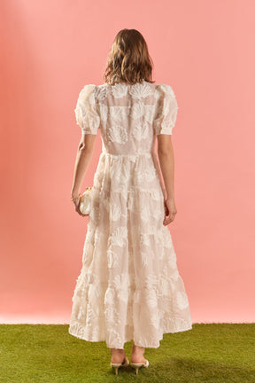 ENGLISH FACTORY - Embroidered Shell Midi Shirt Dress - DRESSES available at Objectrare