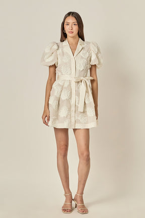 Shell Mini Shirt Dress