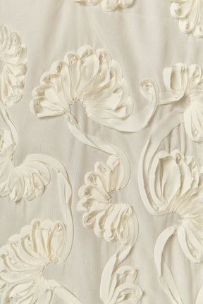 ENGLISH FACTORY - Sculpted Floral Mini Dress - DRESSES available at Objectrare