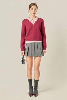 ENGLISH FACTORY - Polo Sweater - SWEATERS & KNITS available at Objectrare
