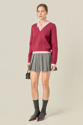 ENGLISH FACTORY - Polo Sweater - SWEATERS & KNITS available at Objectrare