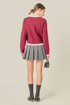 ENGLISH FACTORY - Polo Sweater - SWEATERS & KNITS available at Objectrare