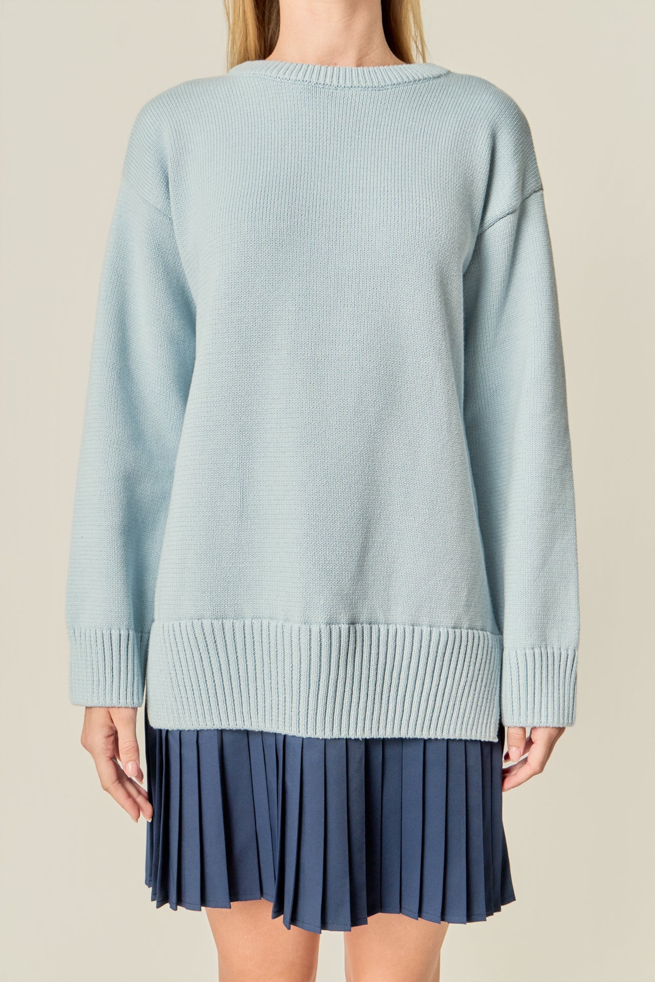 ENGLISH FACTORY - Mixed Media Pleated Mini Dress - DRESSES available at Objectrare