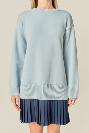 ENGLISH FACTORY - Mixed Media Pleated Mini Dress - DRESSES available at Objectrare