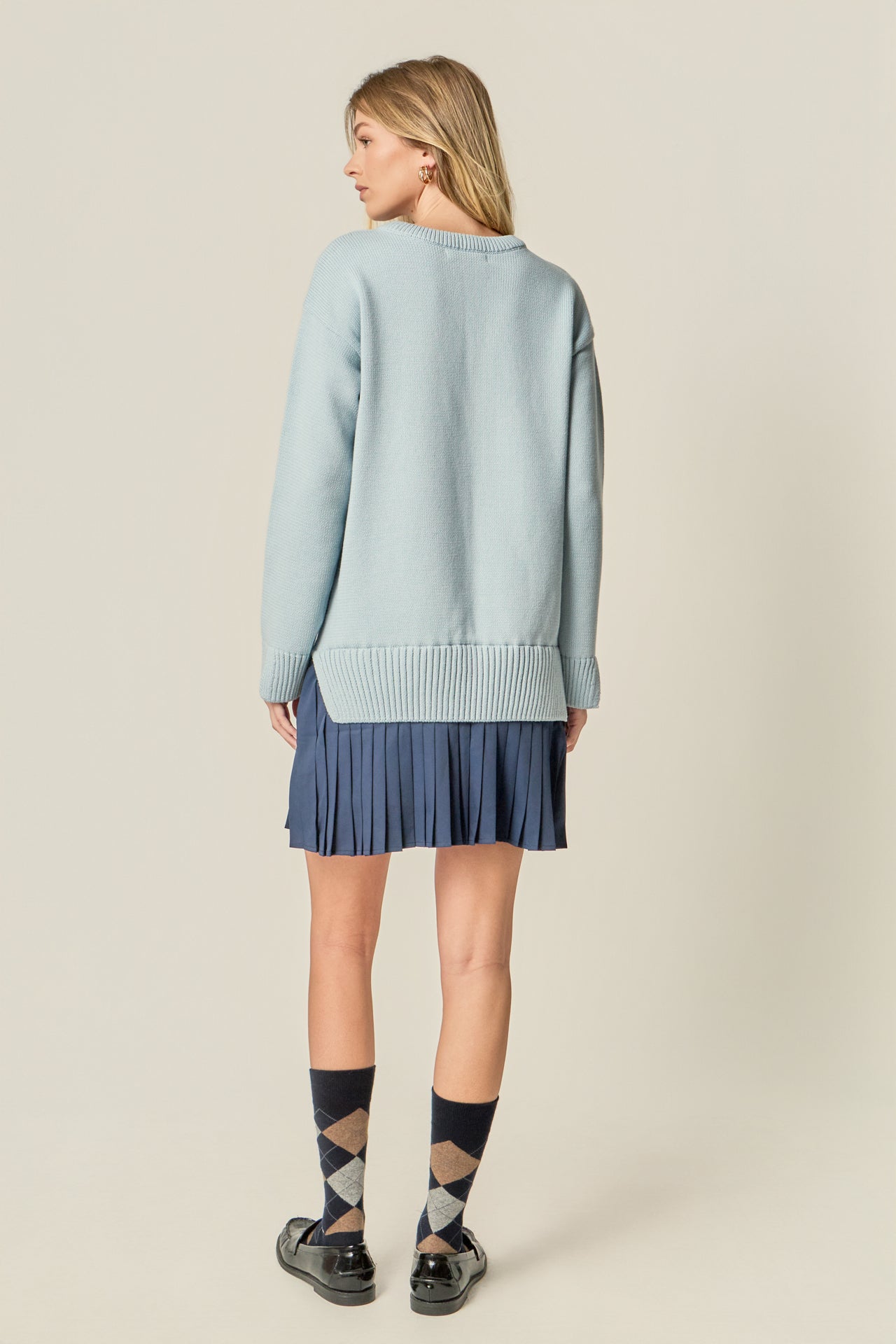 ENGLISH FACTORY - Mixed Media Pleated Mini Dress - DRESSES available at Objectrare