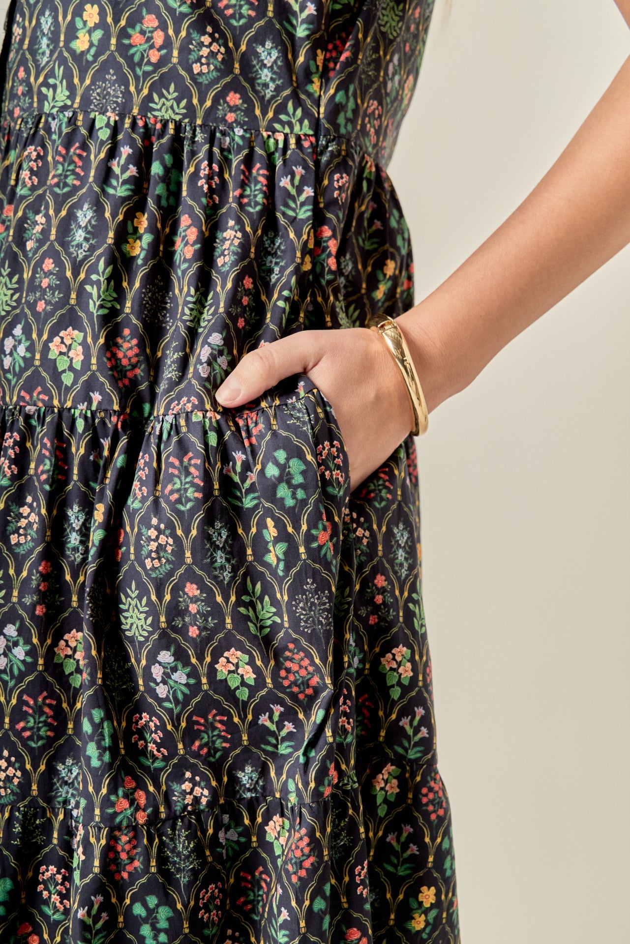 ENGLISH FACTORY - Print Button Up Maxi Dress - DRESSES available at Objectrare