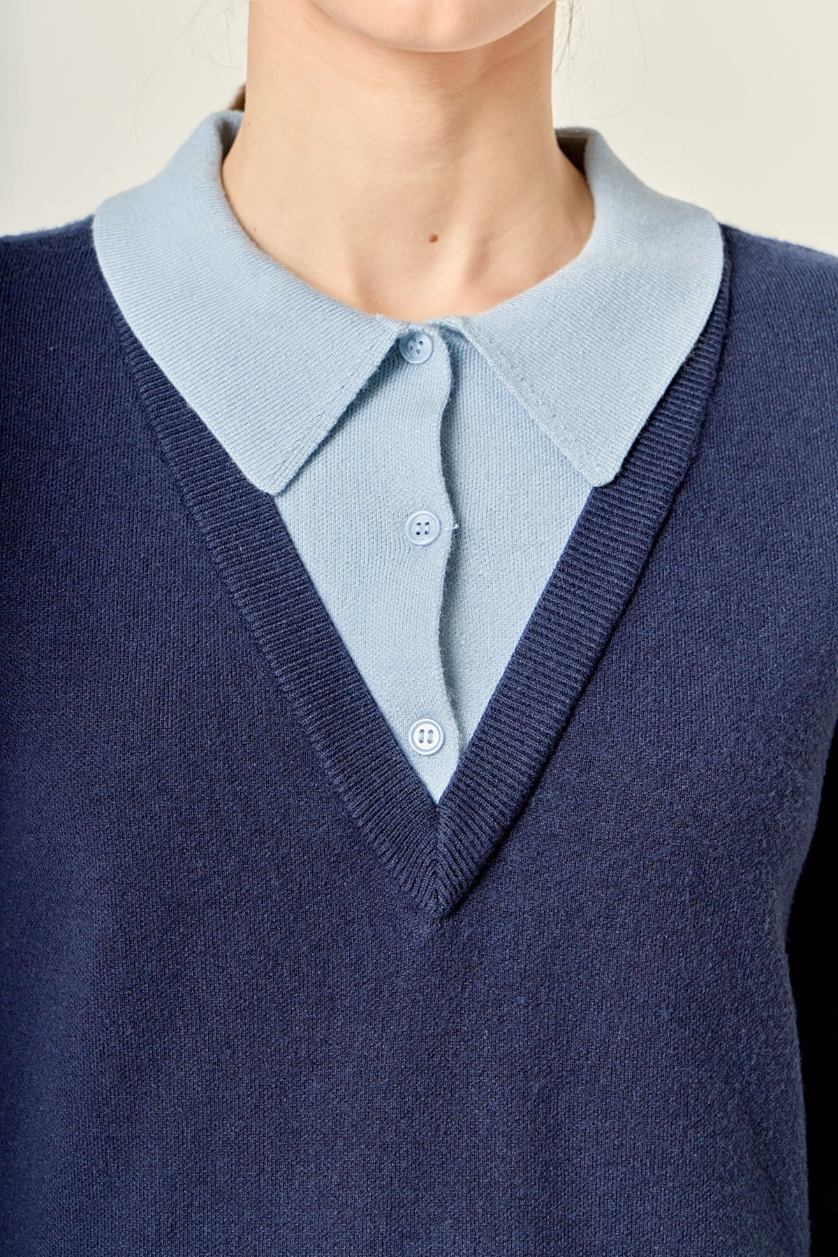 ENGLISH FACTORY - Camilla Colorblock Knit Mini Dress - DRESSES available at Objectrare