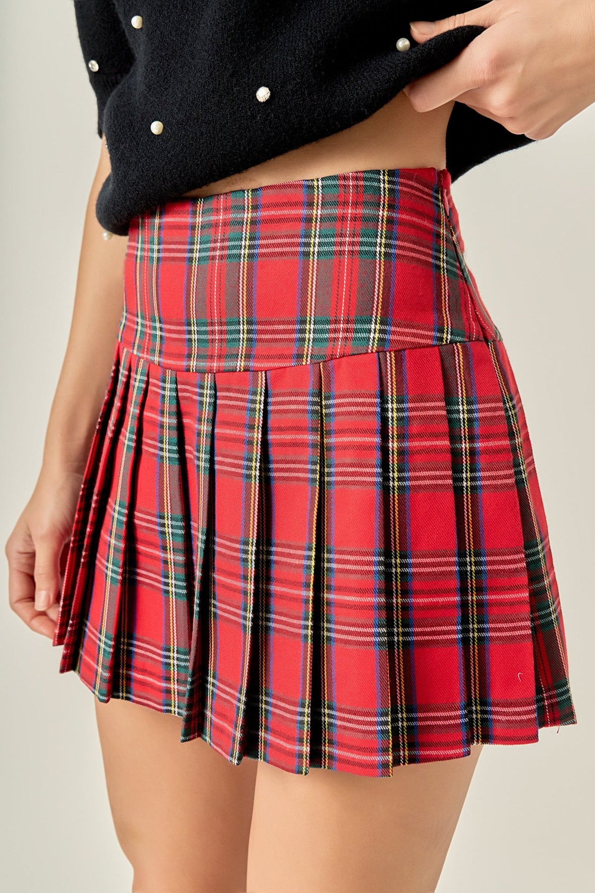 Plaid Skort