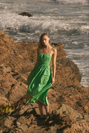 ENGLISH FACTORY - Sleeveless Midi Dress - DRESSES available at Objectrare