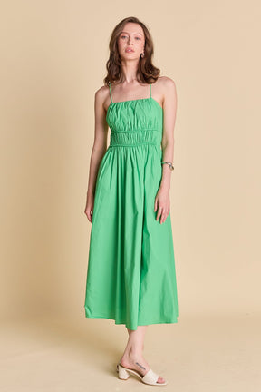 ENGLISH FACTORY - Sleeveless Midi Dress - DRESSES available at Objectrare