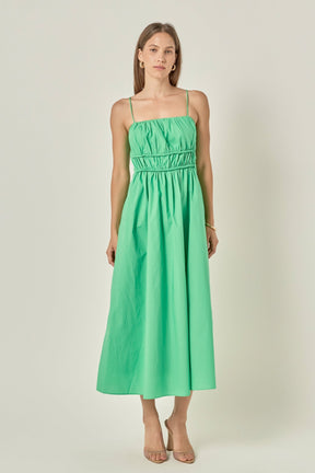 ENGLISH FACTORY - Sleeveless Midi Dress - DRESSES available at Objectrare