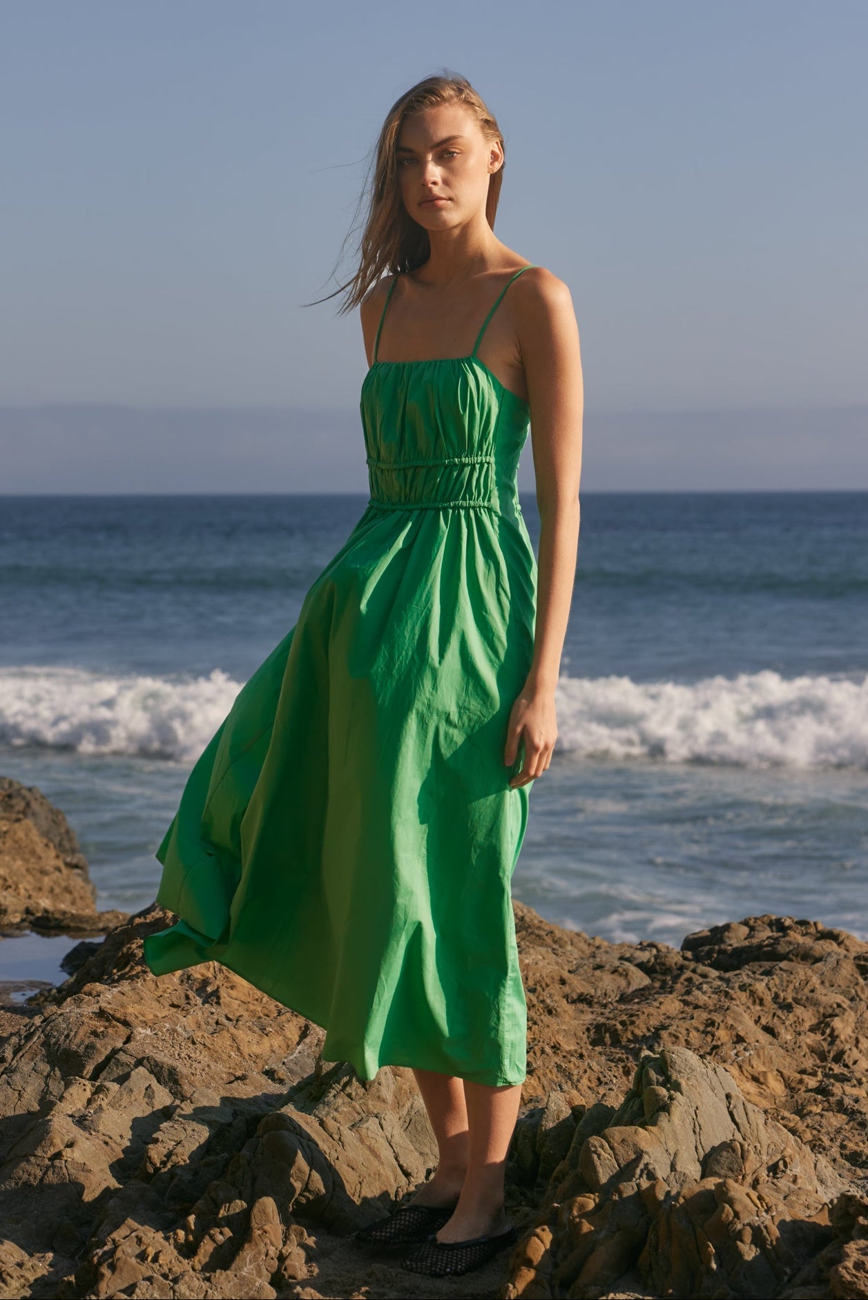 ENGLISH FACTORY - Sleeveless Midi Dress - DRESSES available at Objectrare