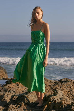 ENGLISH FACTORY - Sleeveless Midi Dress - DRESSES available at Objectrare