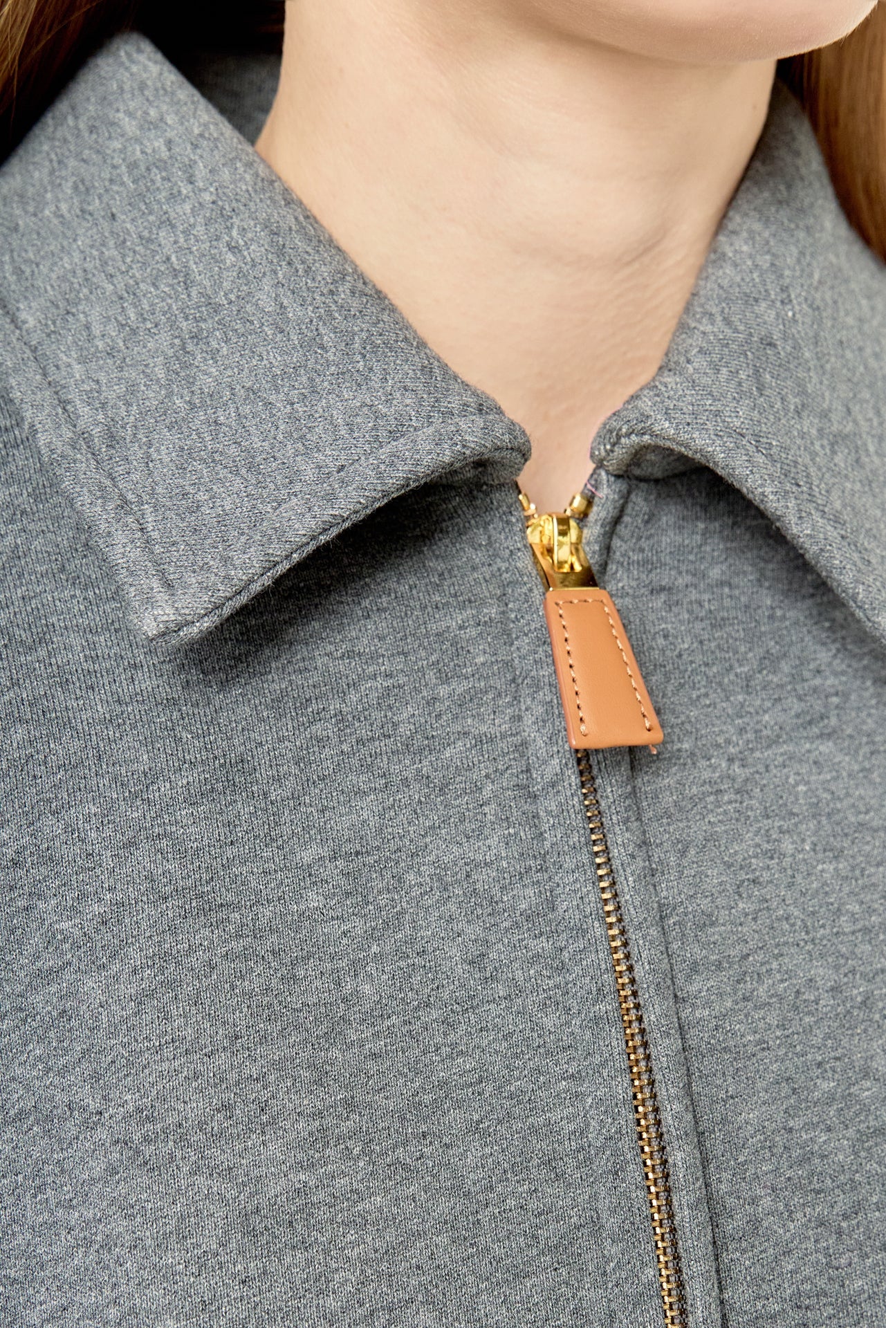 ENGLISH FACTORY - French Terry Zip-Up Jacket - JACKETS available at Objectrare