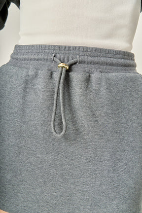 French Terry Mini Skirt