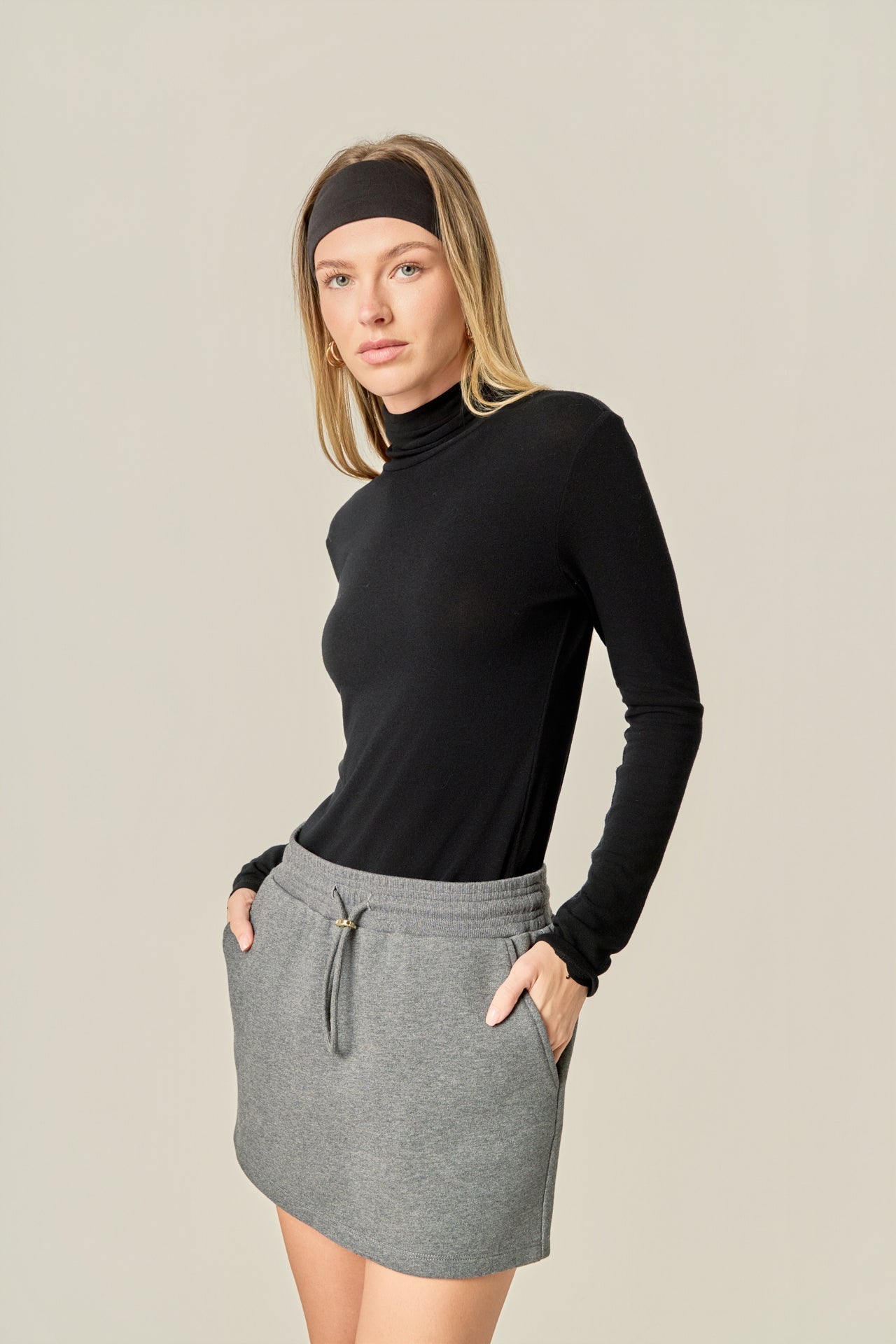 French Terry Mini Skirt