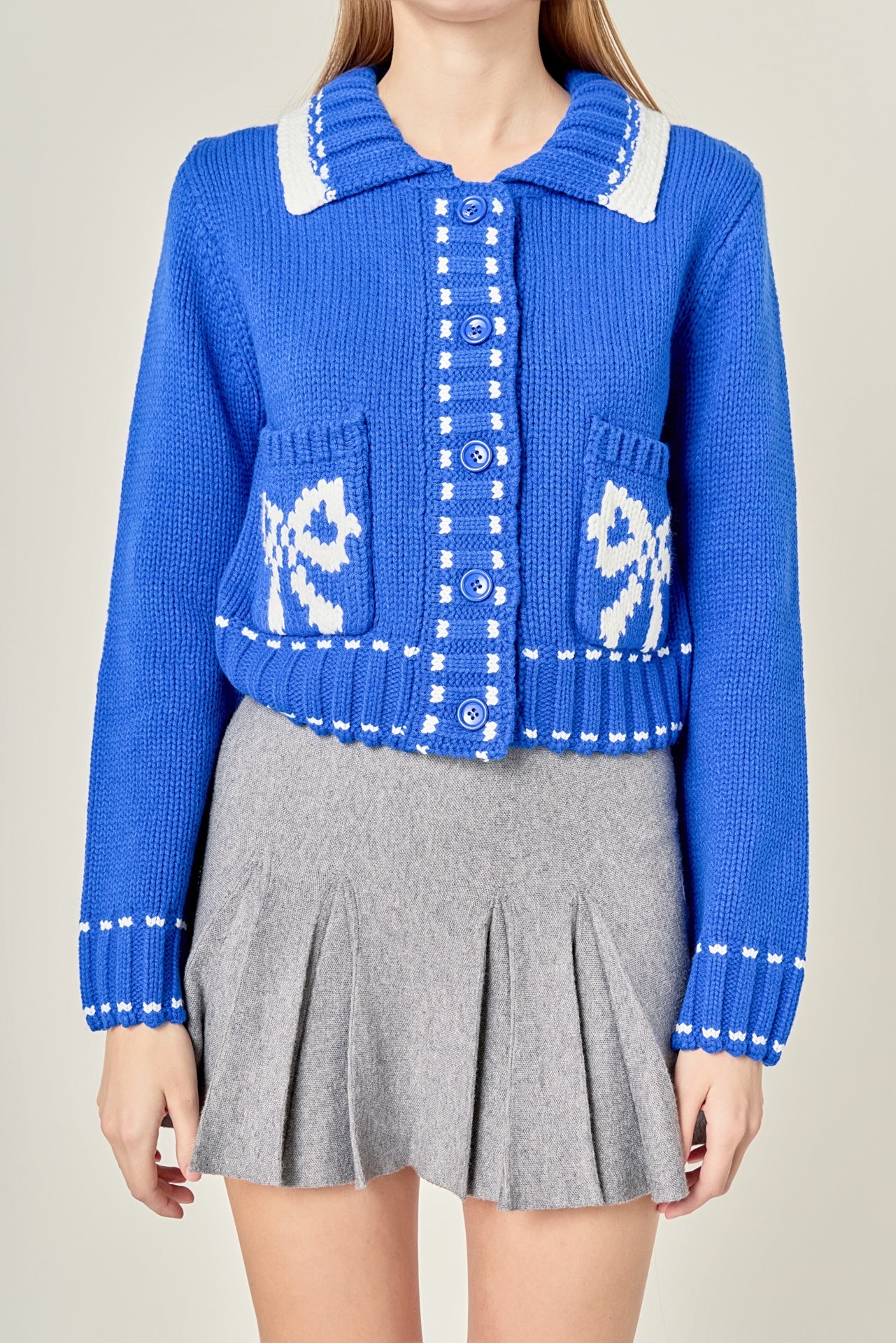 Bow Cardigan