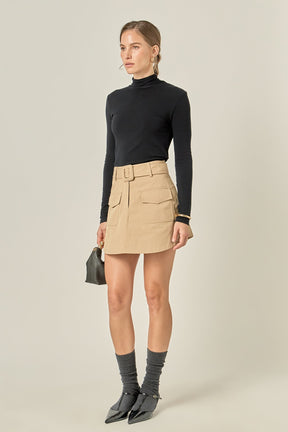 ENGLISH FACTORY - Blair Belted Mini Skirt - SKIRTS available at Objectrare
