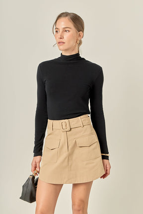 ENGLISH FACTORY - Blair Belted Mini Skirt - SKIRTS available at Objectrare
