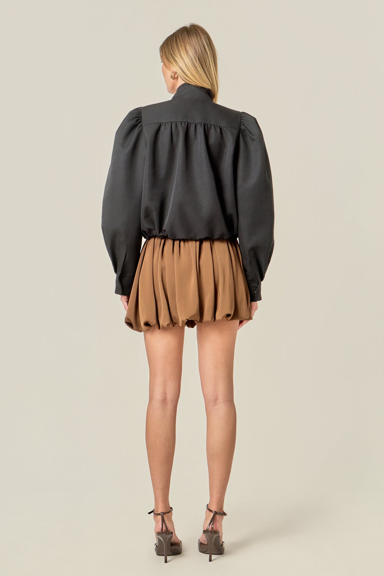 ENGLISH FACTORY - Technical Drawstring Bomber Jacket - JACKETS available at Objectrare