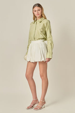 ENGLISH FACTORY - Bow Embroidery Shirt - SHIRTS & BLOUSES available at Objectrare