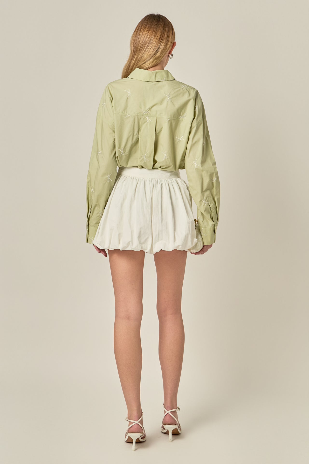 ENGLISH FACTORY - Bow Embroidery Shirt - SHIRTS & BLOUSES available at Objectrare