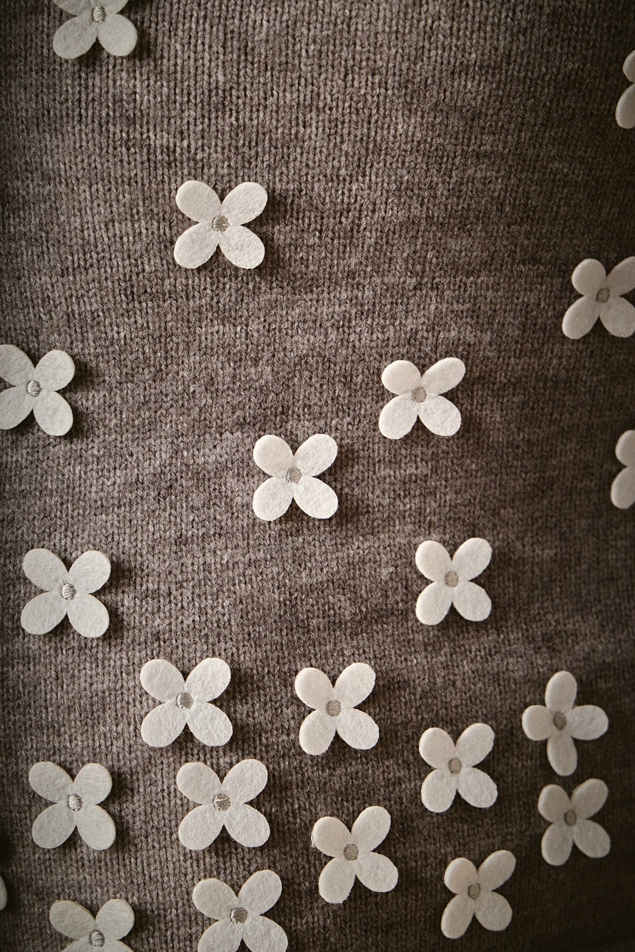 ENDLESS ROSE - Flower Detail Knit Skirt - SKIRTS available at Objectrare